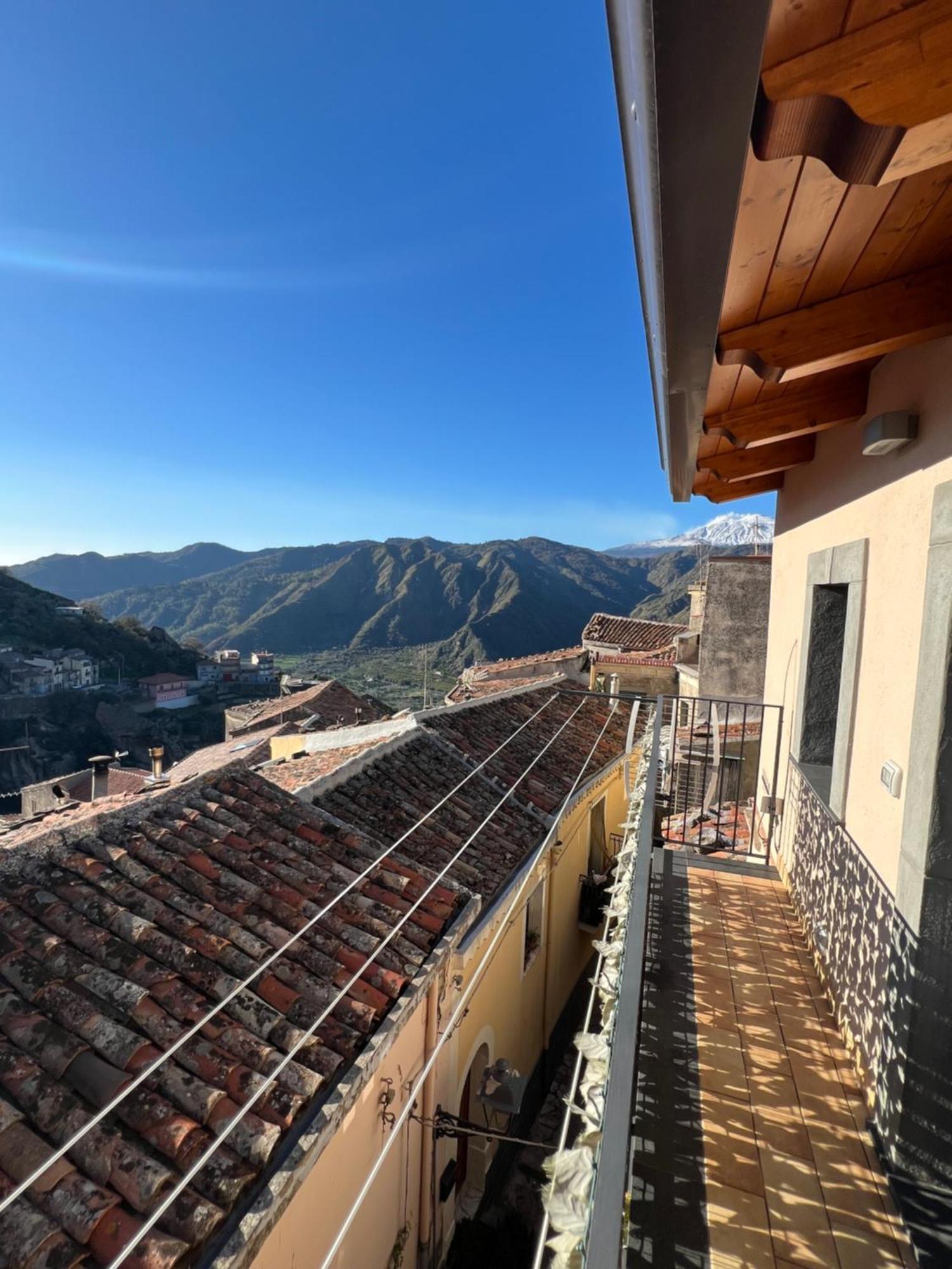 Casa Belvedere Motta Camastra Gole Alcantara Exteriör bild